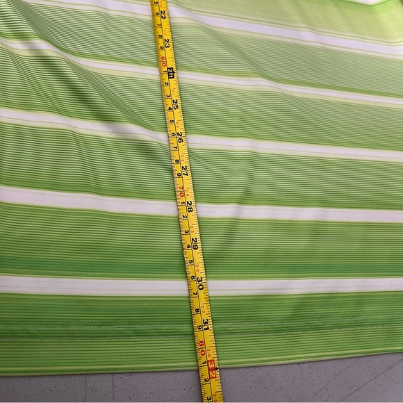 Adidas Men's Adult Size XL Polo Golf Climacool Green Polyester Short Sleeve - Picture 3 of 12